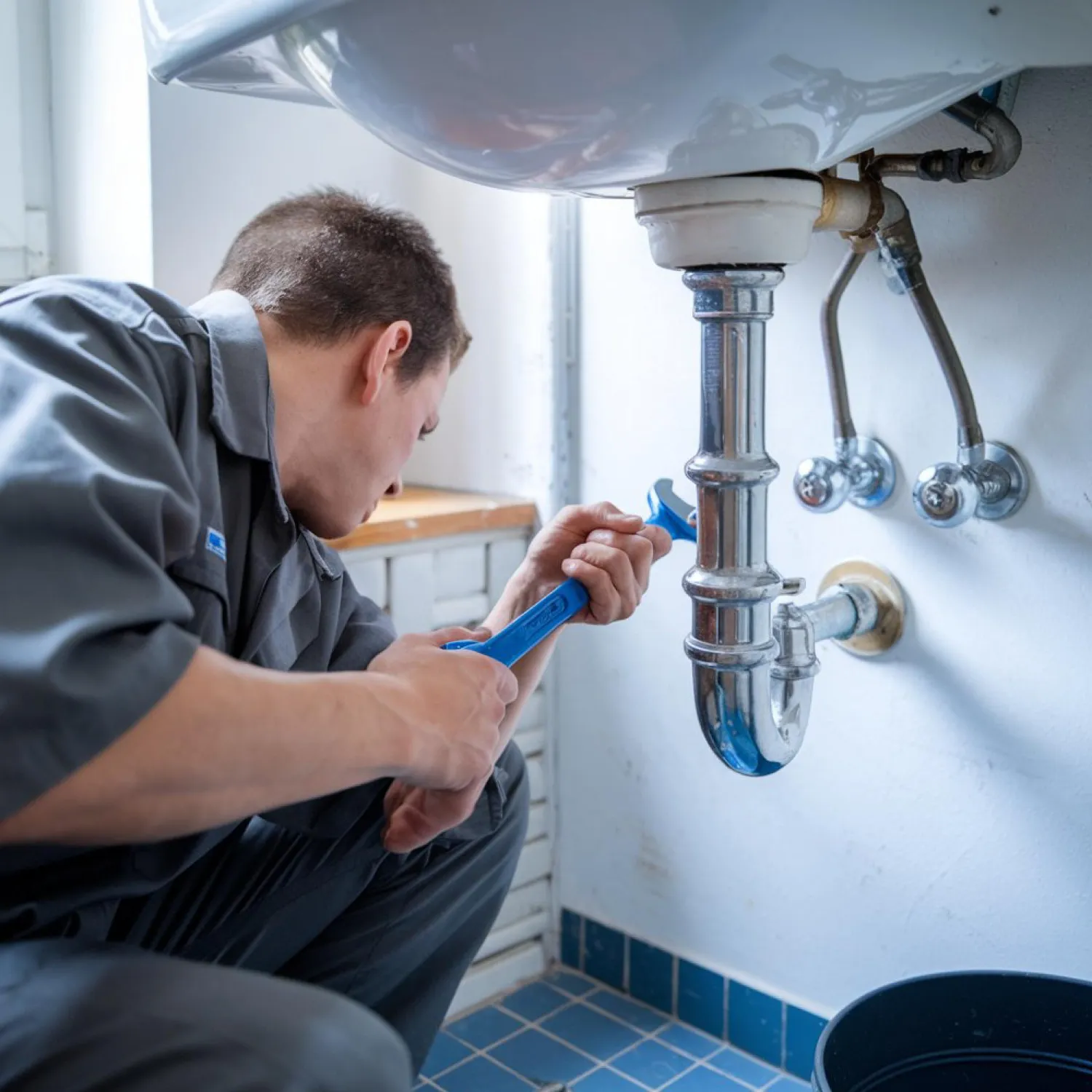 Professional plumbers in Hitchin fixing burst pipes leaks and low water pressure issues